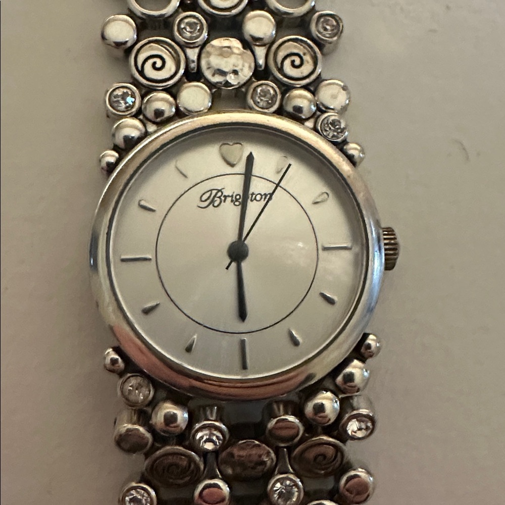 Brighton Silver Beaded Watch